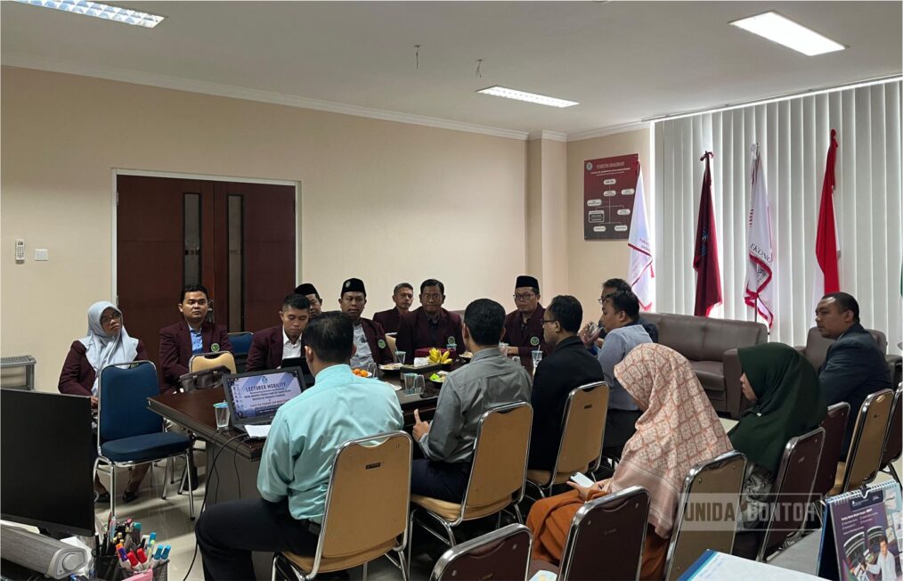 Kunjungan FAI Universitas Yudharta Pasuruan ke FEM UNIDA Gontor dalam rangka benchmarking kurikulum dan persiapan akreditasi.