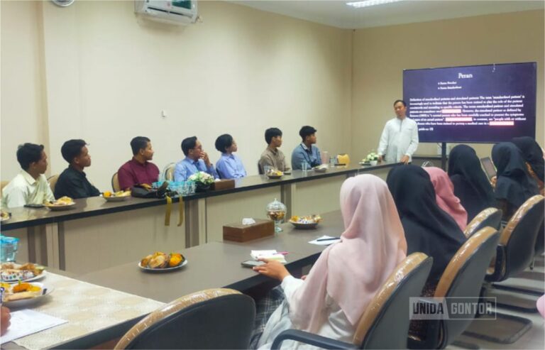 Pelatihan penguji dan pasien standar OSCE Fakultas Kedokteran UNIDA Gontor, Januari 2025.