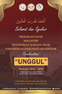 MPBA UNIDA Gontor meraih Akreditasi “UNGGUL” dari LAMDIK periode 2025–2030.
