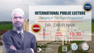 Perubahan Jadwal International Public Lecture by Dr. Zakir Naik di UNIDA Gontor