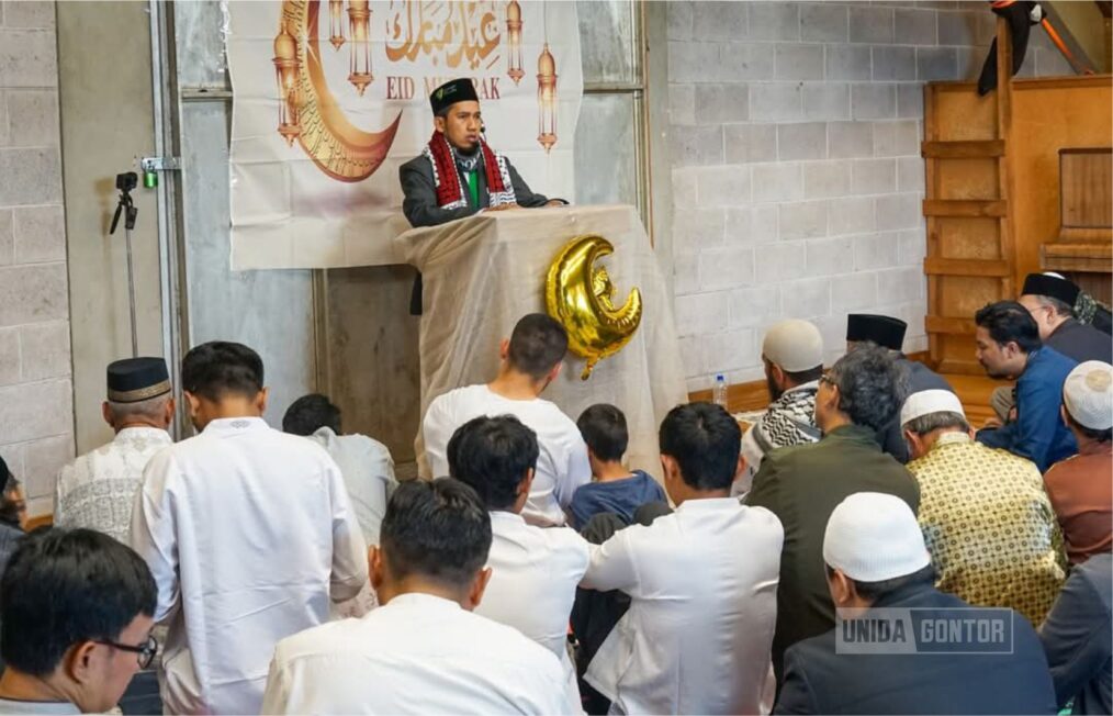 Dosen UNIDA Gontor, Ustadz Muhammad Wahyudi, menyampaikan kajian Ramadan di Masjid Al-Rahman, Auckland, New Zealand bersama komunitas Muslim Indonesia.