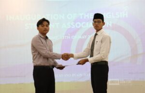 Pelantikan pengurus HMP Tadris Bahasa Inggris UNIDA Gontor periode 2025–2026