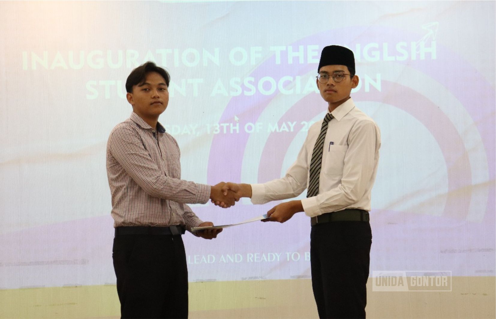 Pelantikan pengurus HMP Tadris Bahasa Inggris UNIDA Gontor periode 2025–2026
