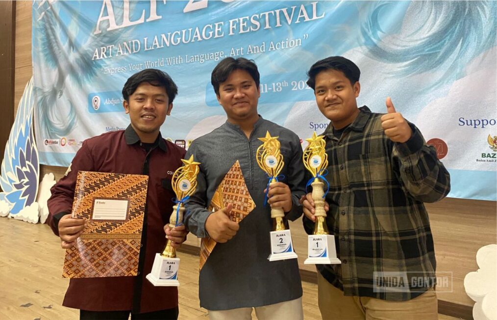 Mahasiswa UNIDA Gontor meraih juara nasional di ajang ALF 2025 UIN Bandung
