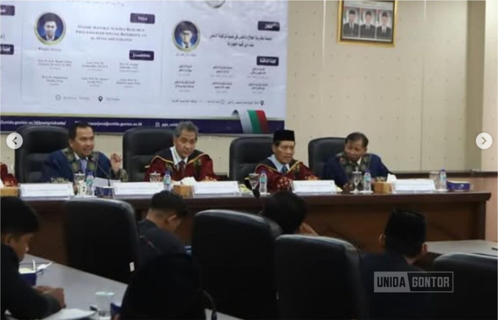 Sidang Terbuka Promosi Doktor Dr. Yongki Sutoyo di UNIDA Gontor