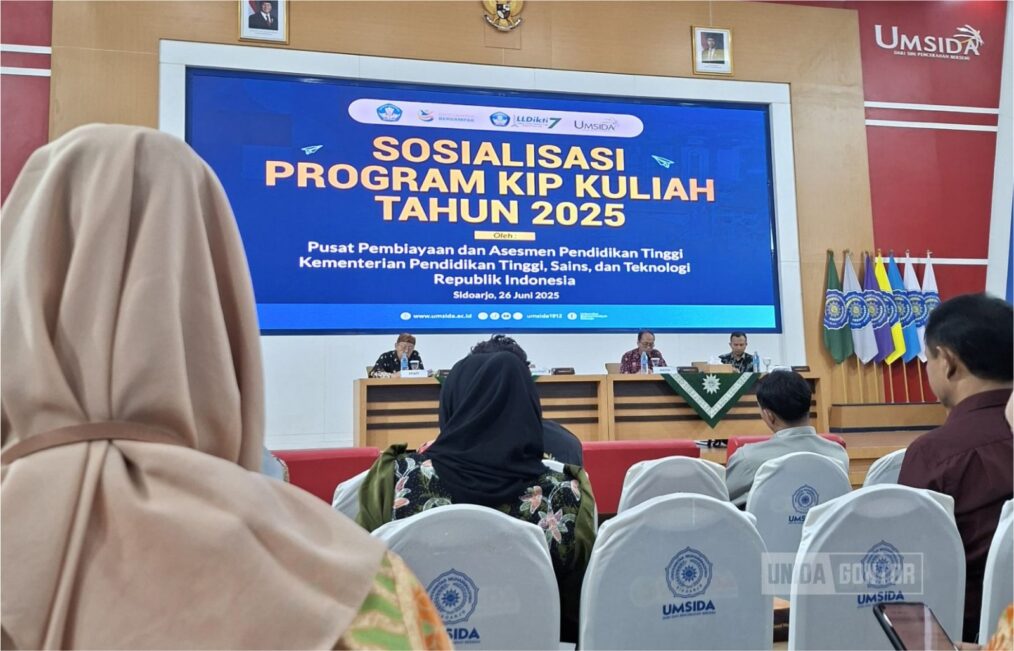 Perwakilan Universitas Darussalam Gontor hadiri Sosialisasi Program KIP Kuliah 2025 di UMSIDA