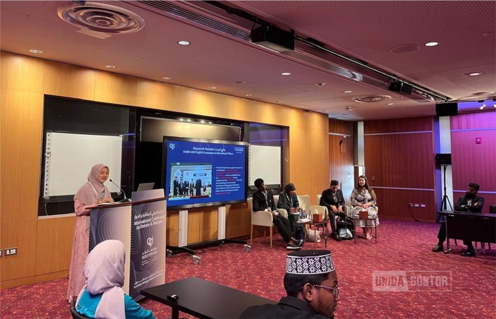 Dosen UNIDA Gontor Sampaikan Gagasan Islam di Qatar Internasional