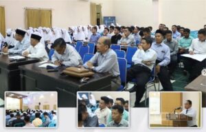 Mahasiswa baru pascasarjana UNIDA Gontor mengikuti orientasi akademik sesi 1 dan 2 bersama dosen dan pengelola kampus