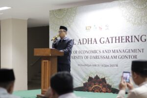 Suasana Haflah Tasyakkur dan Qurban Fakultas Ekonomi dan Manajemen UNIDA Gontor