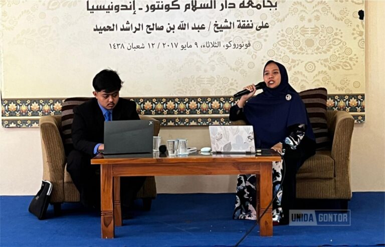 Pelatihan penulisan karya tulis ilmiah mahasiswa PAI UNIDA Gontor di Hall Sirah Nabawiyyah