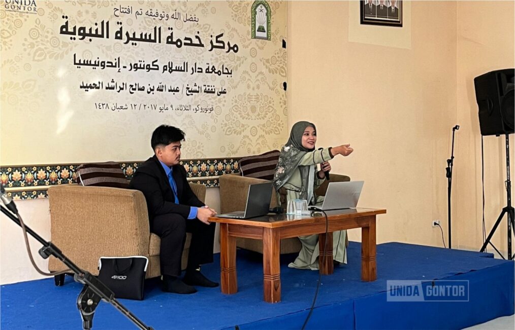 Pelatihan penulisan karya tulis ilmiah mahasiswa PAI UNIDA Gontor di Hall Sirah Nabawiyyah