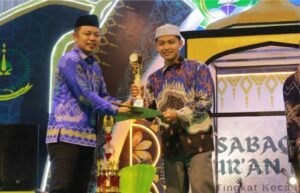 Mahasiswa UNIDA Gontor meraih Juara 1 Tahfidz 30 Juz di MTQ Kusan Tengah