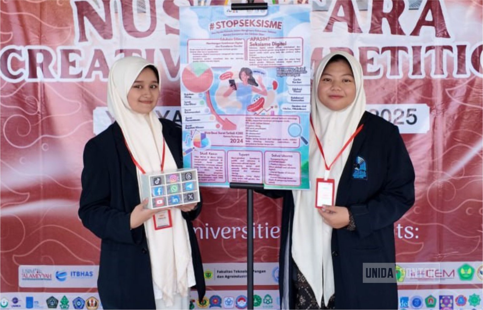 Mahasiswi HI UNIDA Gontor raih juara 3 nasional NCC 2025 di Universitas AKPRIND Yogyakarta
