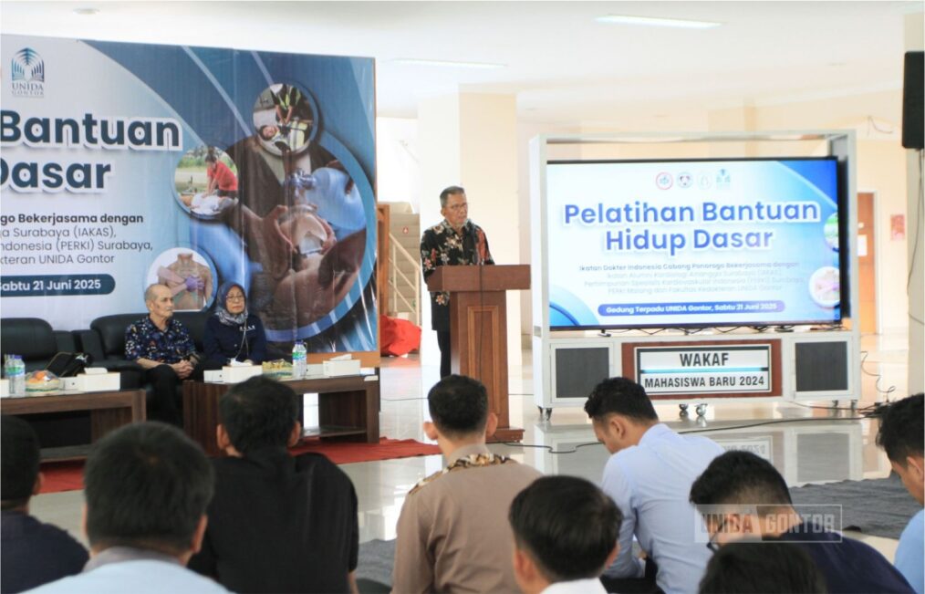 Pelatihan Bantuan Hidup Dasar di UNIDA Gontor bersama IDI Ponorogo