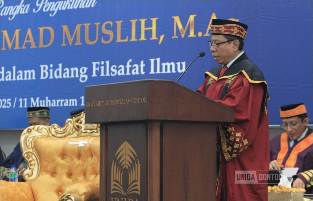 Prof. Dr. Mohammad Muslih, M.Ag. Kukuhkan Teologi Sains sebagai Disiplin Ilmu Baru di Universitas Islam Terbaik