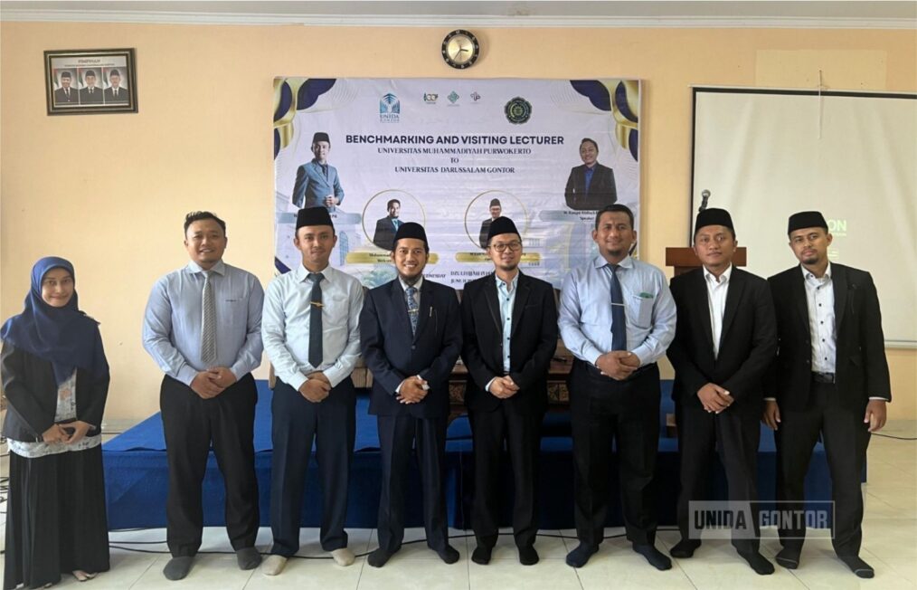 Visiting Lecturer kolaboratif Prodi PBA UNIDA Gontor dan UNMUH Purwokerto di Hall Siroh Nabawiyah
