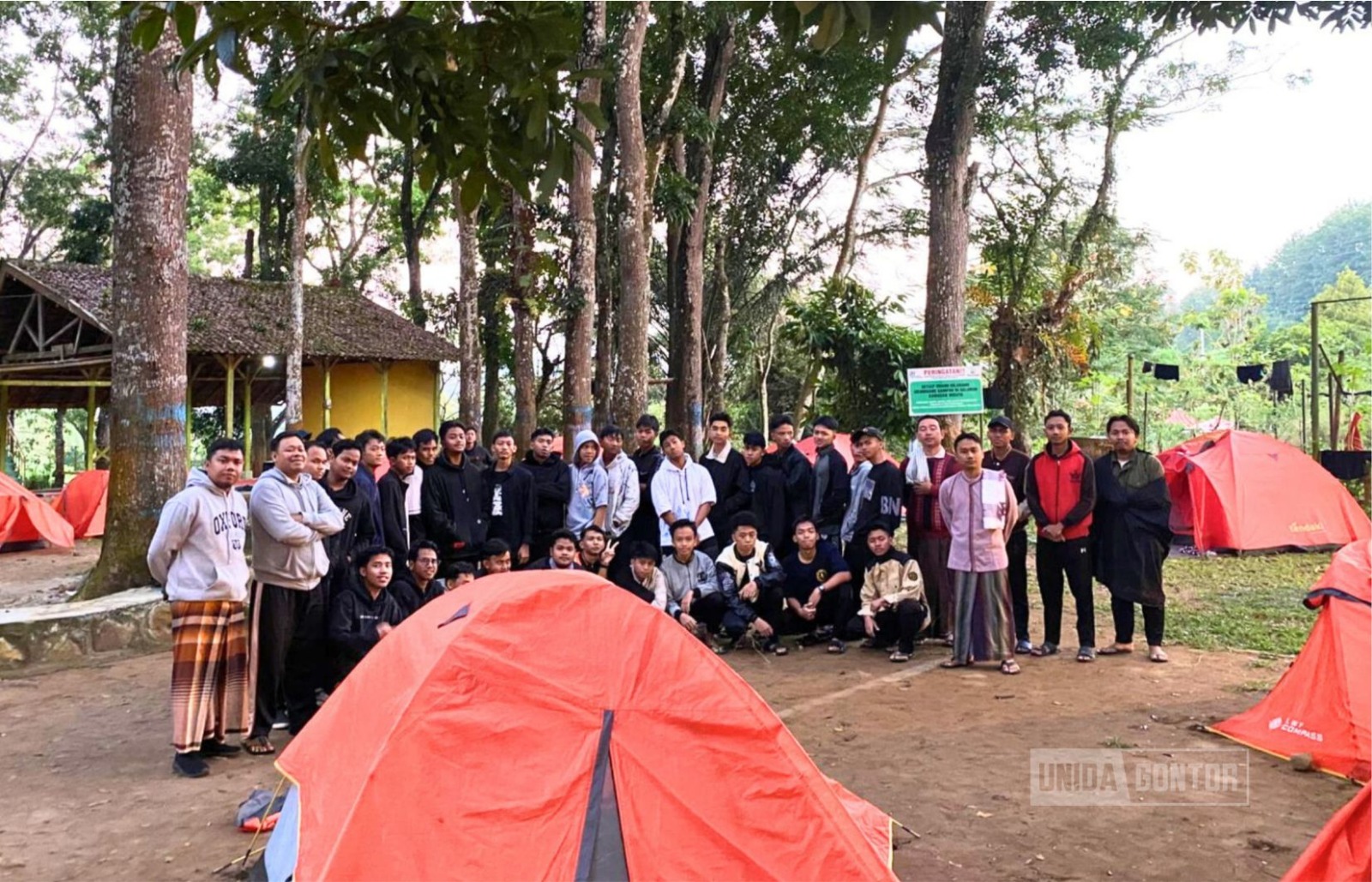 English Language Teaching students of UNIDA Gontor during outing class at Wana Wisata Grape