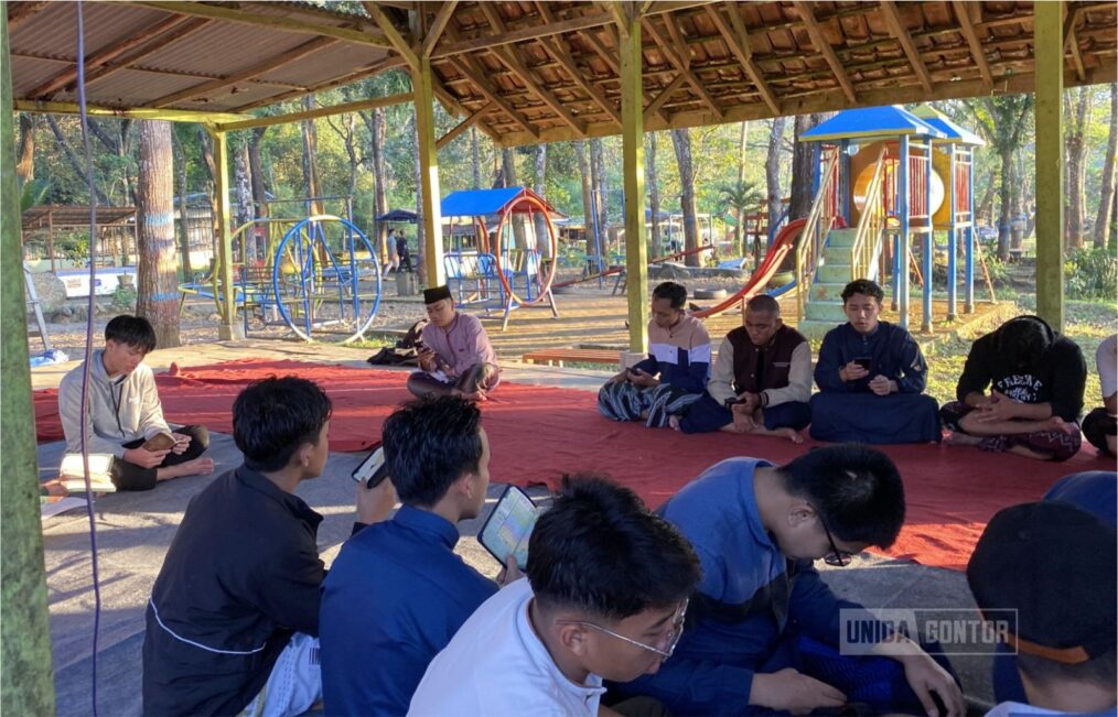 English Language Teaching students of UNIDA Gontor during outing class at Wana Wisata Grape