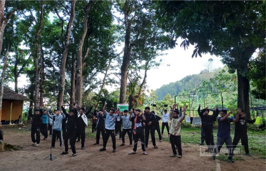 English Language Teaching students of UNIDA Gontor during outing class at Wana Wisata Grape