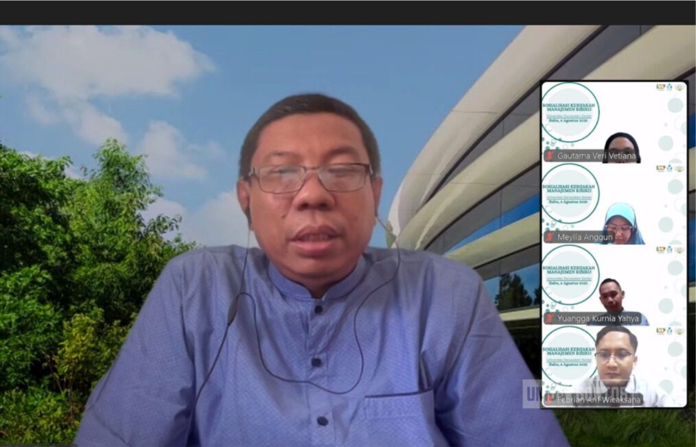 Sosialisasi Pedoman Manajemen Risiko UNIDA Gontor untuk wujudkan budaya mutu perguruan tinggi.