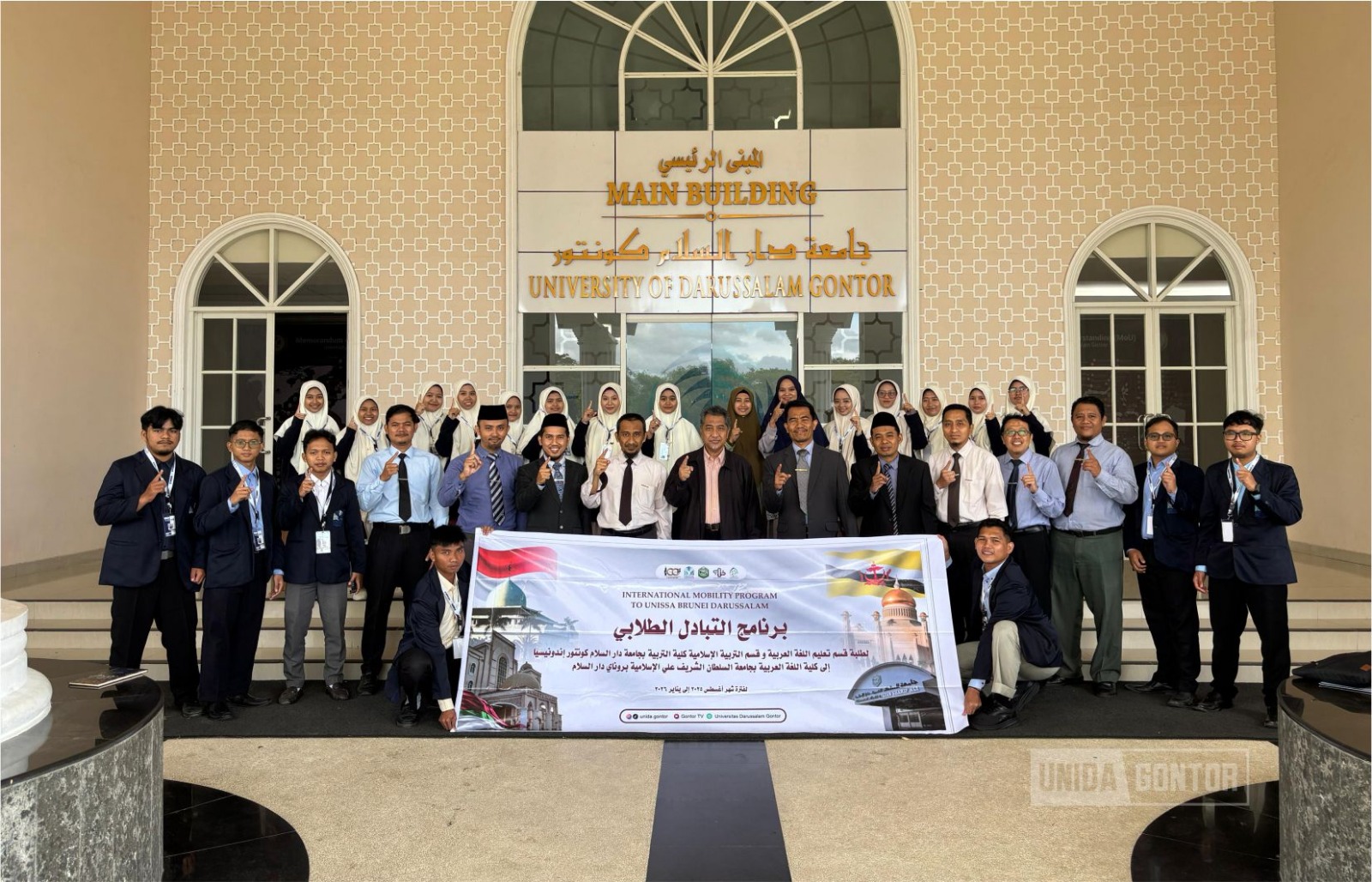Pelepasan peserta Student Exchange UNIDA Gontor ke UNISSA Brunei Darussalam