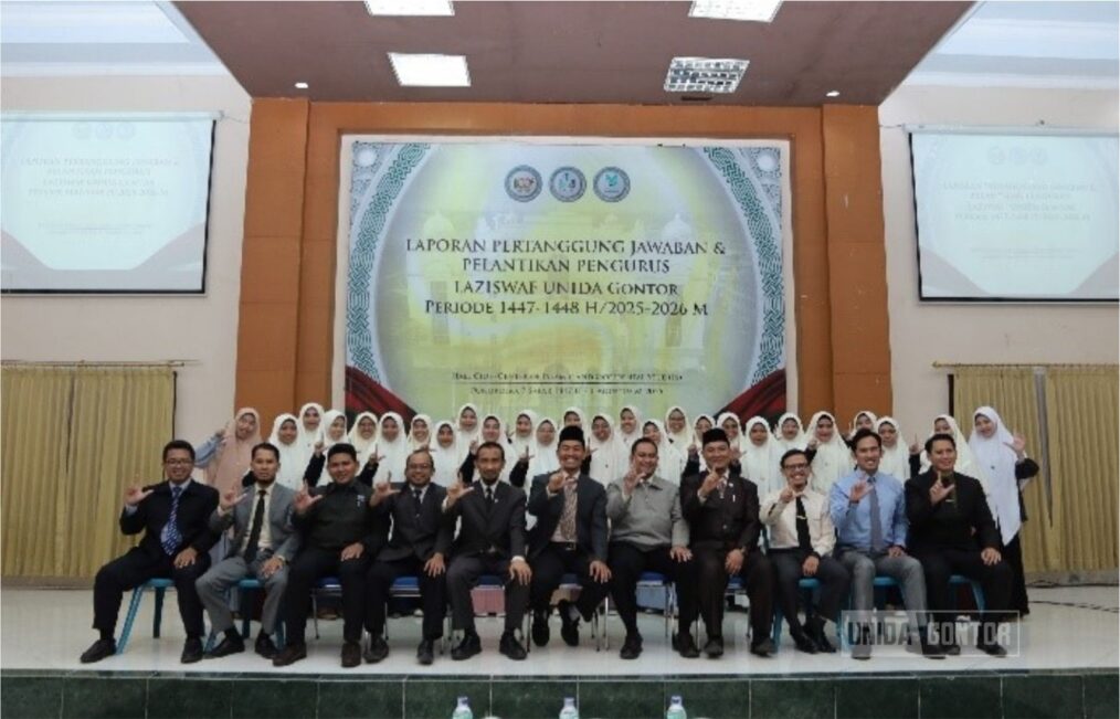 Pelantikan Pengurus Baru LAZISWAF UNIDA Gontor Periode 1447/2025