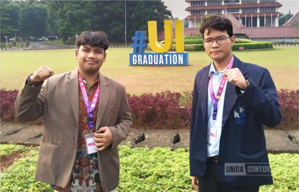 Delegasi UNIDA Gontor mempresentasikan makalah di IPGSC 2025 pada 23–25 September 2025 di Universitas Indonesia.