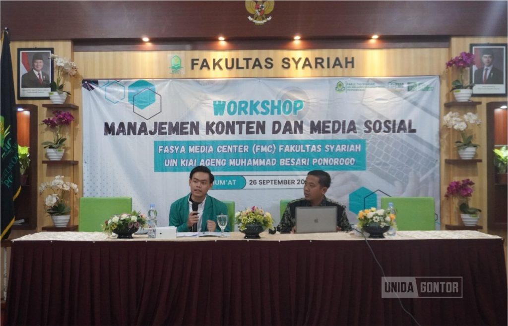 UNIDA Gontor Gelar Pelatihan Manajemen Konten di UIN Ponorogo