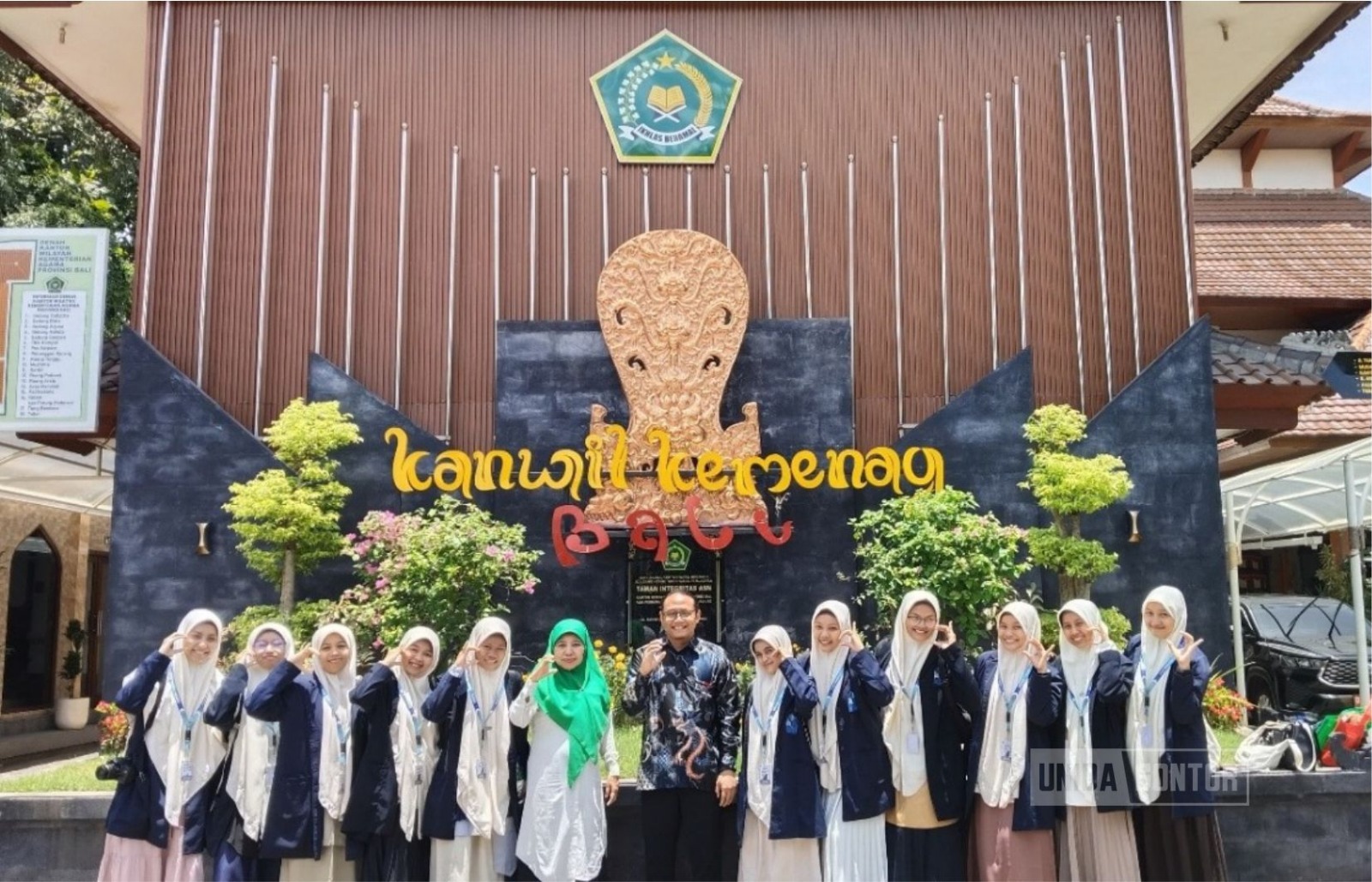 Mahasiswi SAA UNIDA Gontor Mengkaji Ekoteologi di Bali