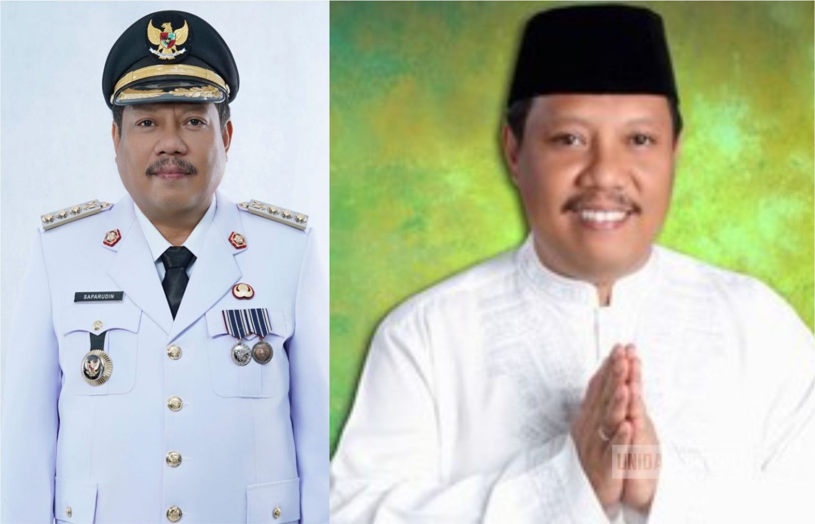 “Prof. H. Saparudin, Ph.D dilantik sebagai Wali Kota Pangkalpinang bersama Wakil Wali Kota Dessy Ayutrisna; UNIDA Gontor menyampaikan ucapan selamat.”“UNIDA Gontor Ucapkan Selamat atas Pelantikan Prof. Saparudin sebagai Wali Kota Pangkalpinang 2025–2030”c