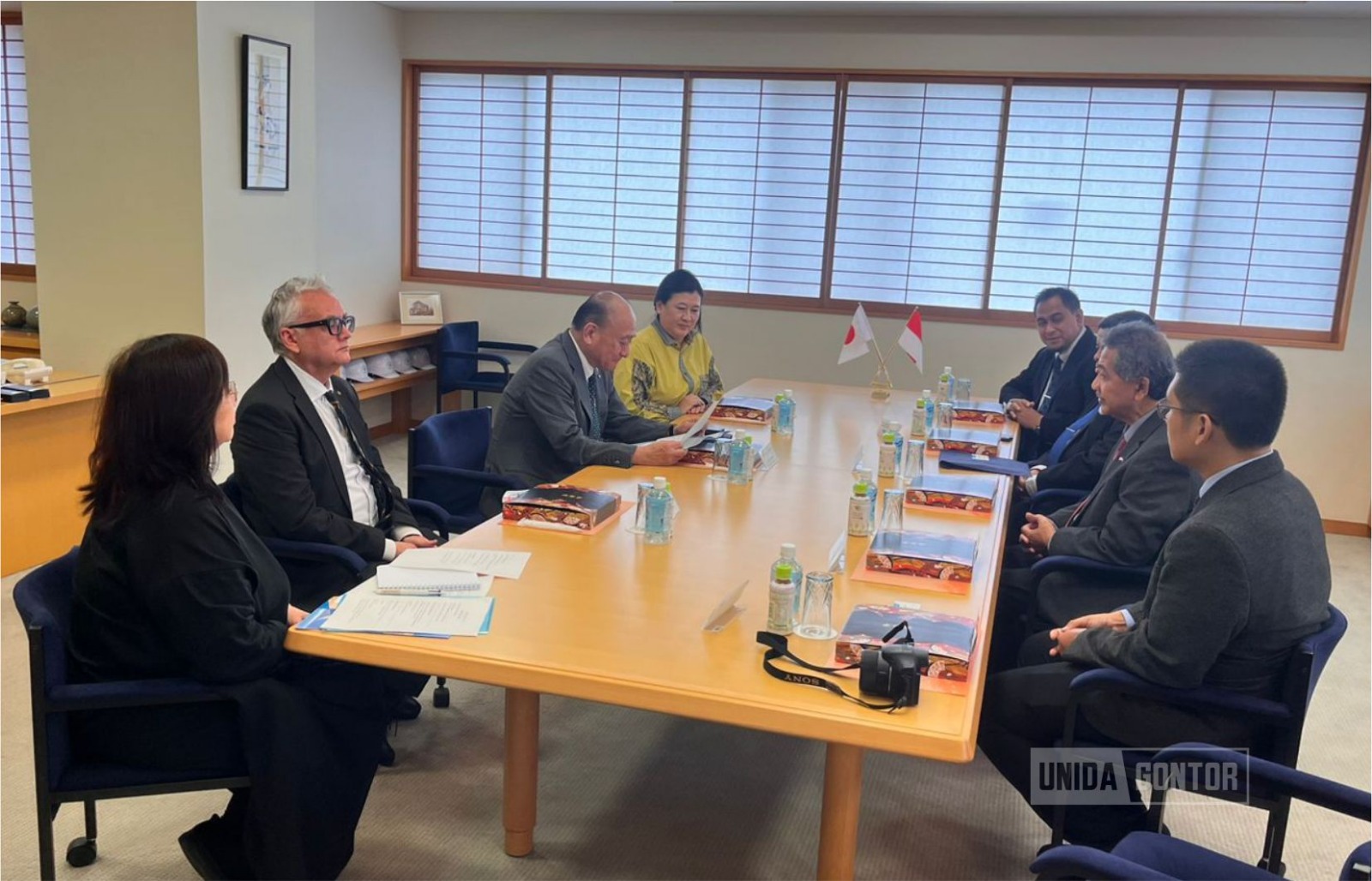 “Leaders of UNIDA Gontor and Josai International University sign an MoU at JIU Togane Campus, Chiba, Japan (20 October 2025).”