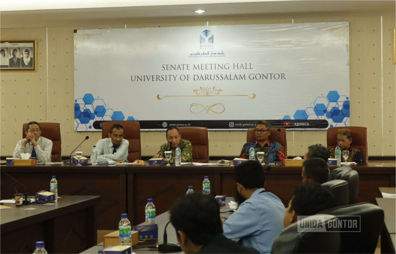 UNIDA Gontor dan UAD menandatangani Implementation Arrangement bidang Teknologi Informasi di Hall Senat UNIDA Gontor.