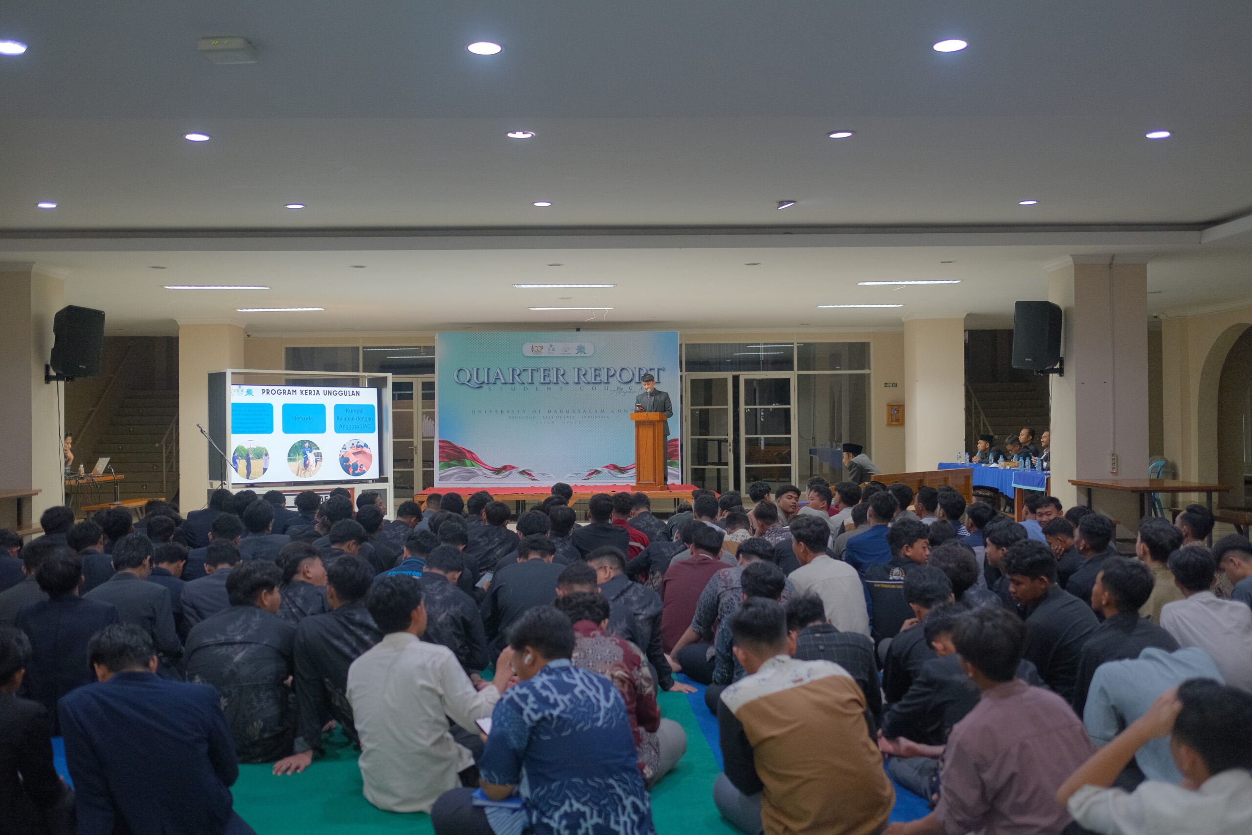 Student Council Kabinet Adhiyaksa UNIDA Gontor Gelar Quarter Report 2025-2026