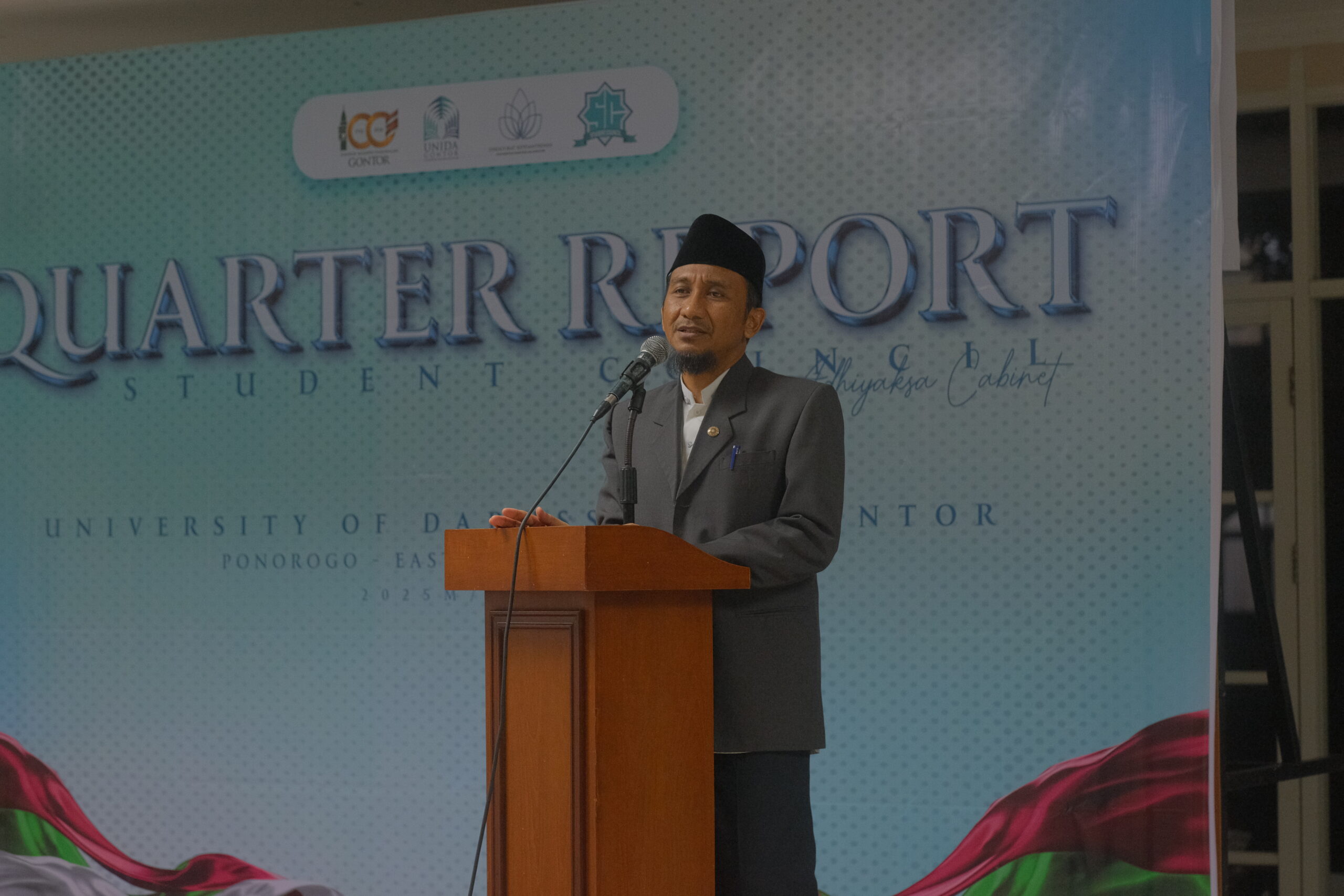 Sambutan dan Apresiasi Wakil Rektor III UNIDA Gontor atas Dedikasi Student Council UNIDA Gontor