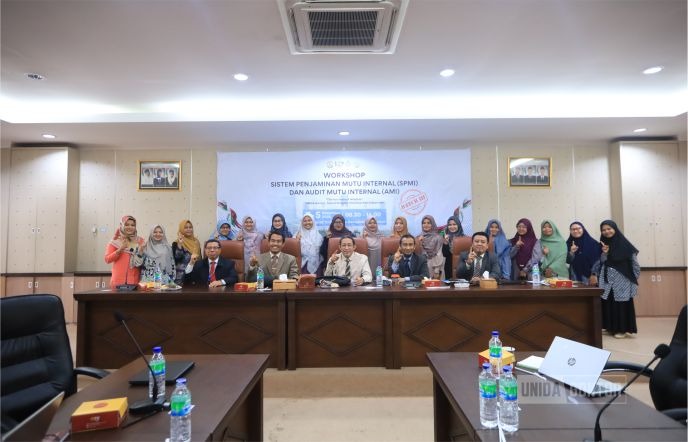 Workshop SPMI–AMI Batch 3 di Universitas Darussalam Gontor, memperkuat kapasitas auditor mutu internal.