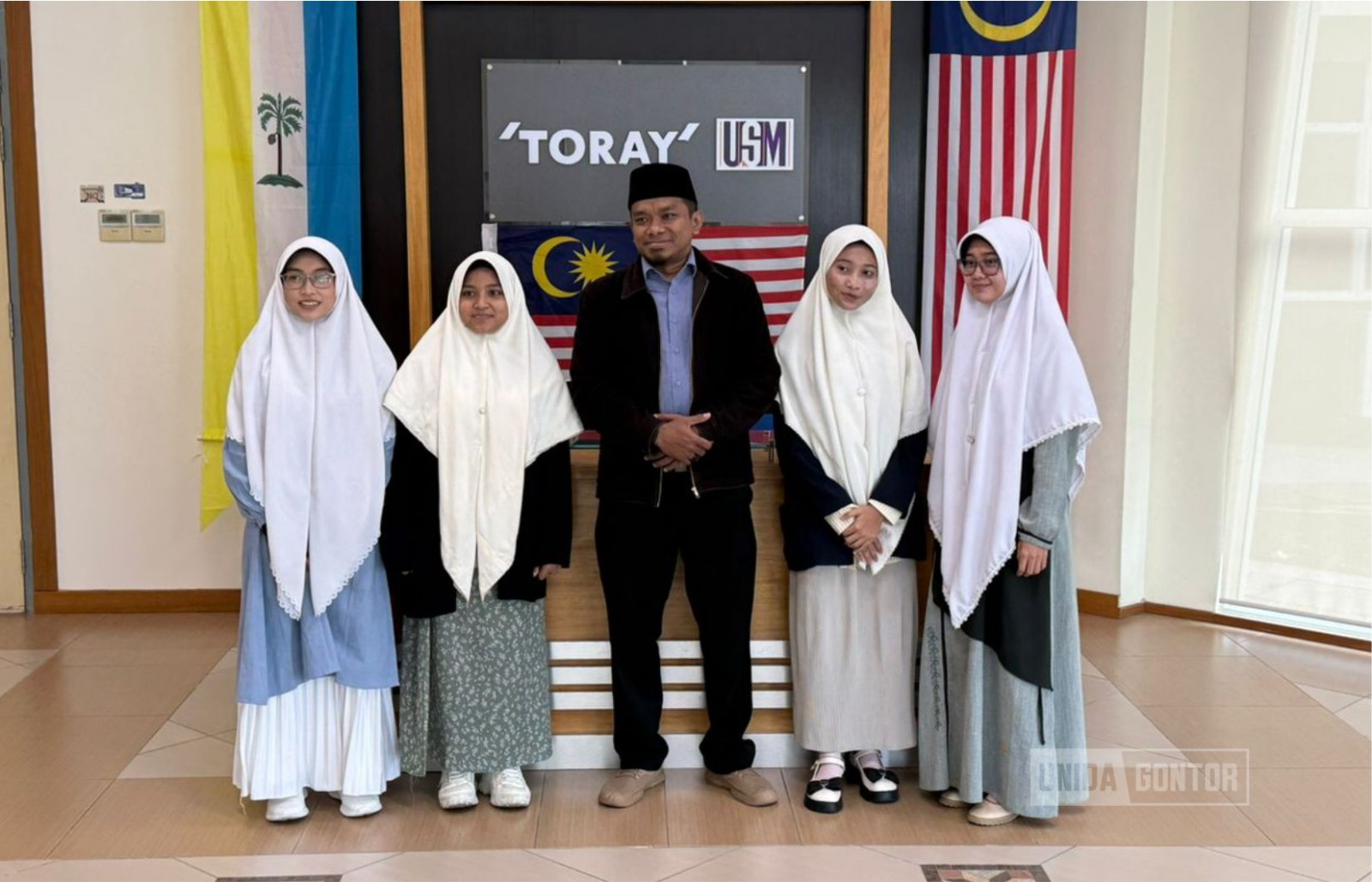 Delegasi mahasiswa UNIDA Gontor mengikuti Program Pemimpin Belia ISDEV USM di Pulau Pinang.