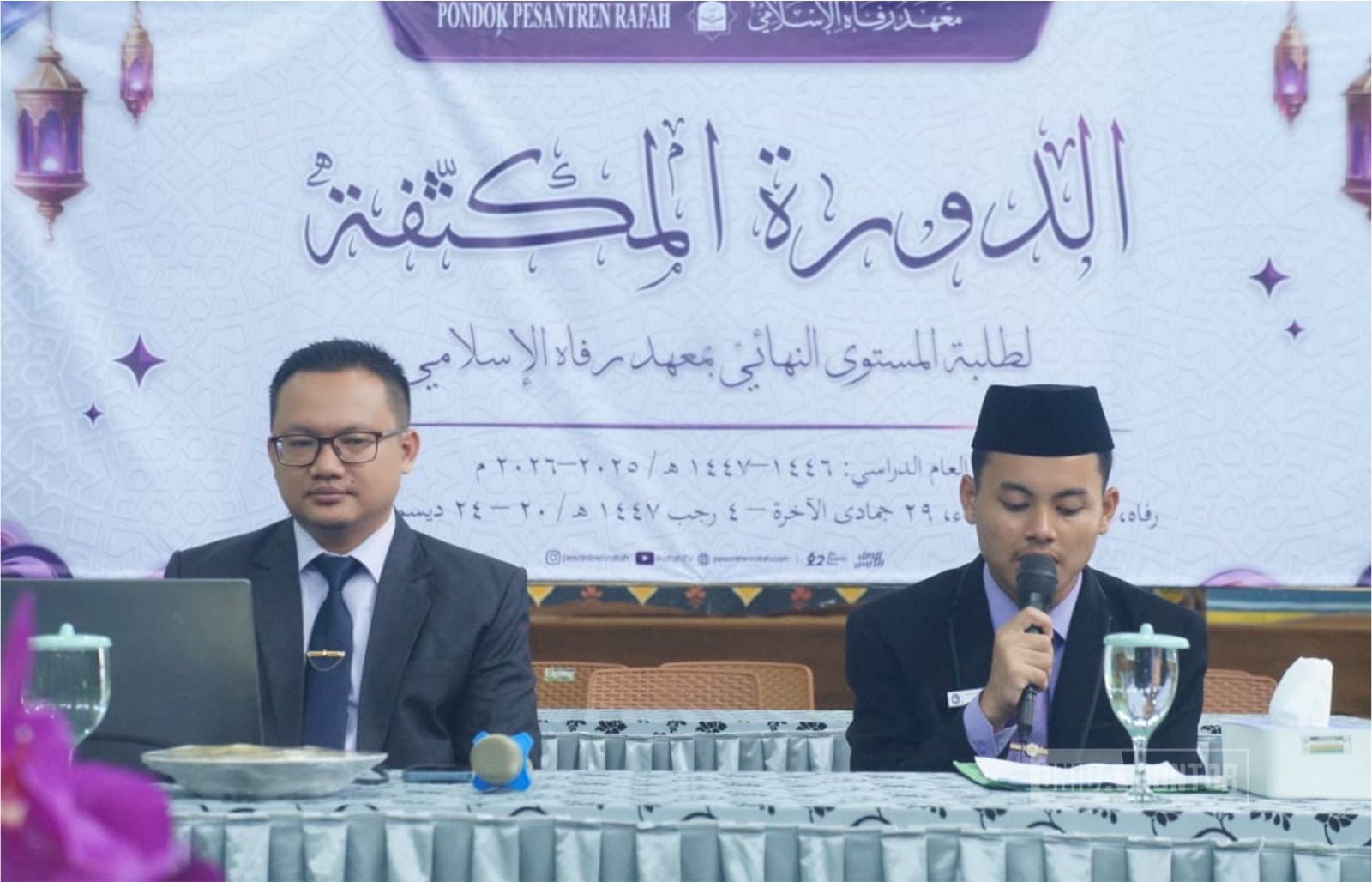 Pembekalan kelas akhir santri Pondok Pesantren Rafah bersama dosen UNIDA Gontor.