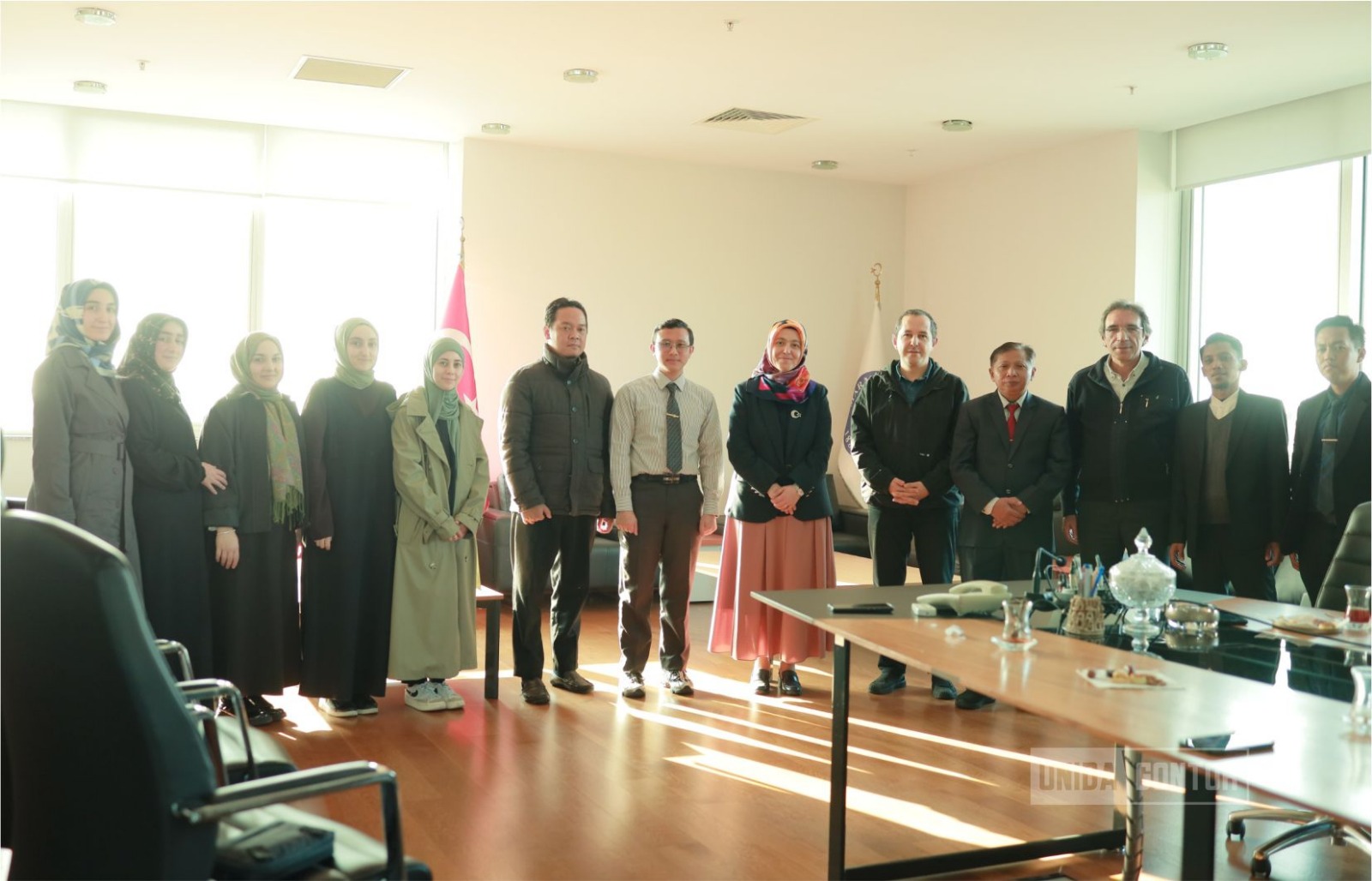 Tim Peneliti E-Holistik Konseling UNIDA Gontor memaparkan model konseling di Marmara Universitesi, Istanbul.