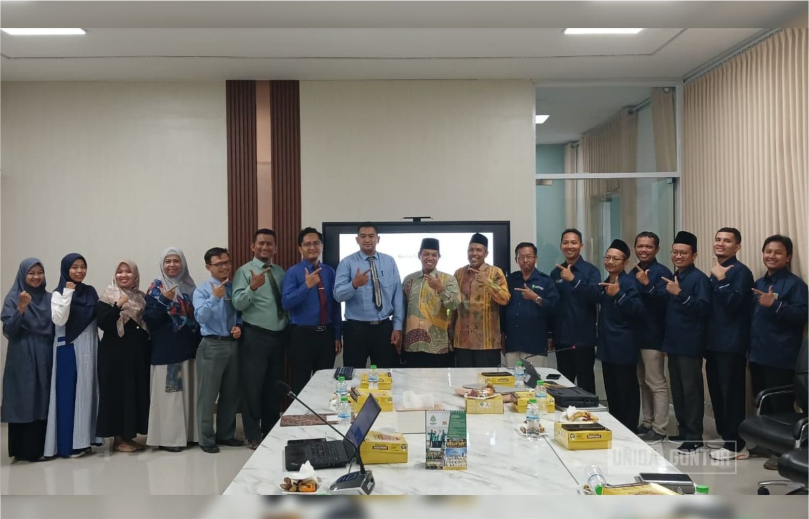 Tim CLSP UNIDA Gontor benchmarking ke LSP UIN Ponorogo bersama pimpinan dan manajer LSP.