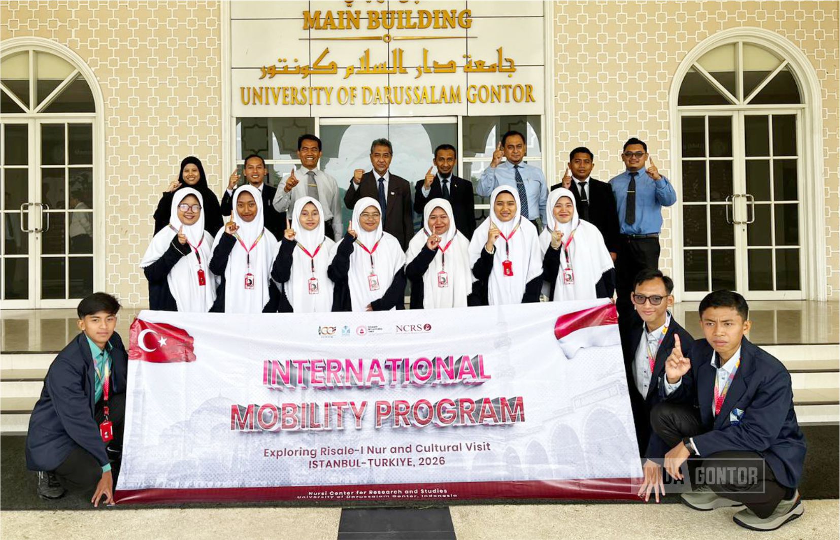 Delegasi UNIDA Gontor berangkat untuk program INCRIC 2026 di Istanbul, Turki.