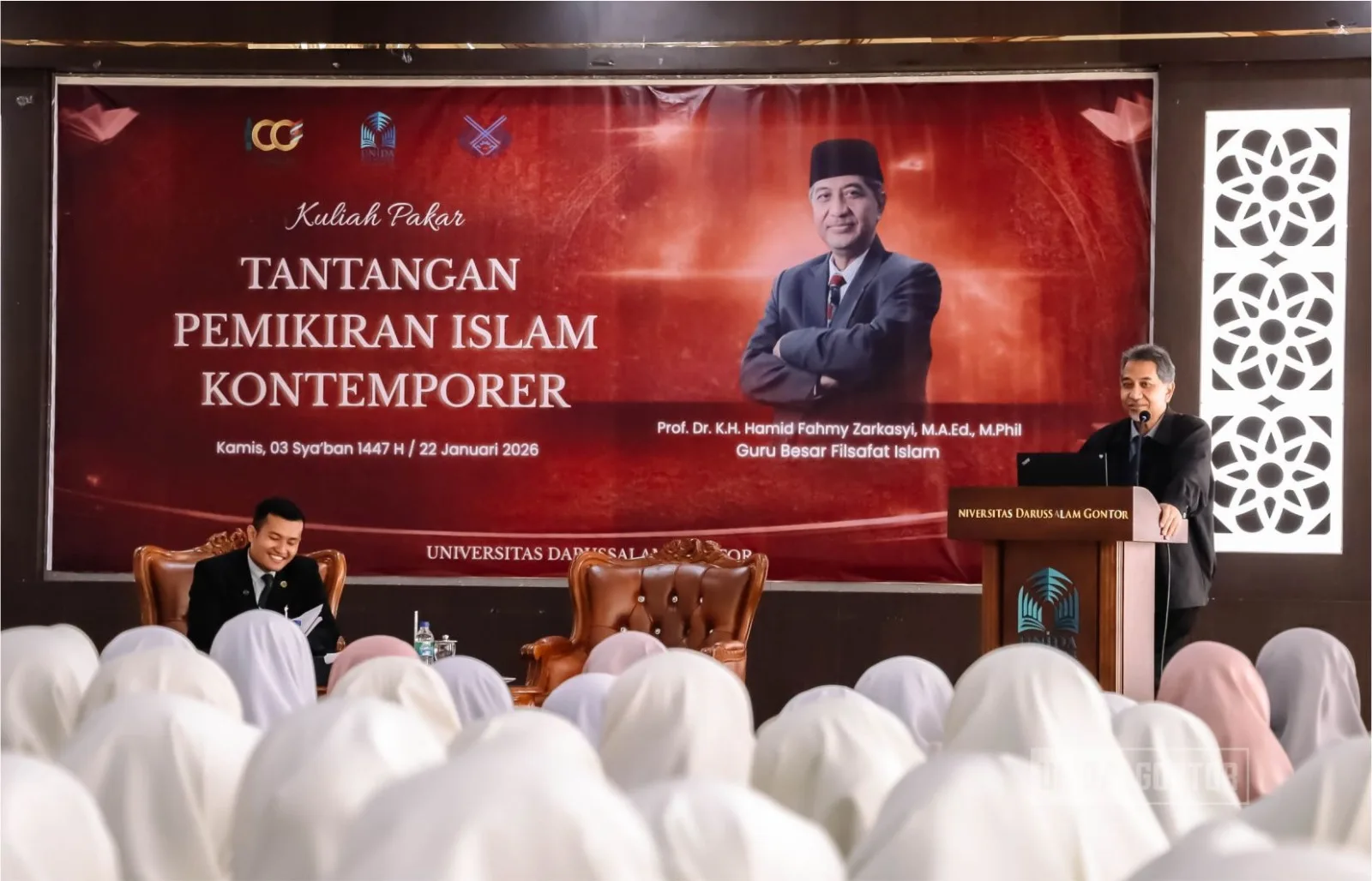 Kuliah Pakar Fakultas Ushuluddin UNIDA Gontor bersama Prof. Dr. K.H. Hamid Fahmy Zarkasyi.