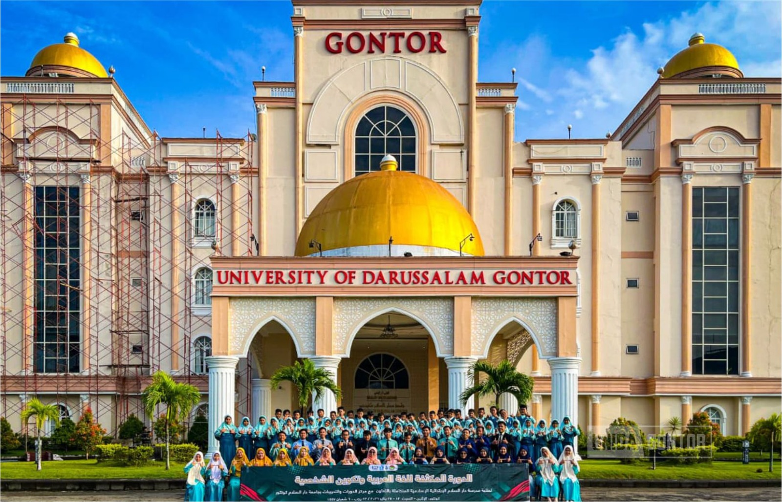 Pembukaan Arabic Camp SDIT Hadlonah Darussalam bersama Pusdiklat UNIDA Gontor di Masjid Arkanuddin.