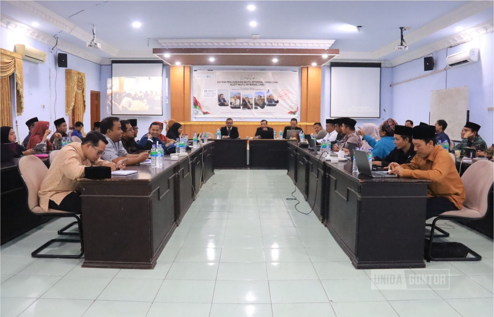 Rektor UNIDA Gontor membuka Pelatihan Auditor Audit Mutu Internal (AMI) Batch IV yang diselenggarakan BPM dan diikuti peserta perguruan tinggi mitra.