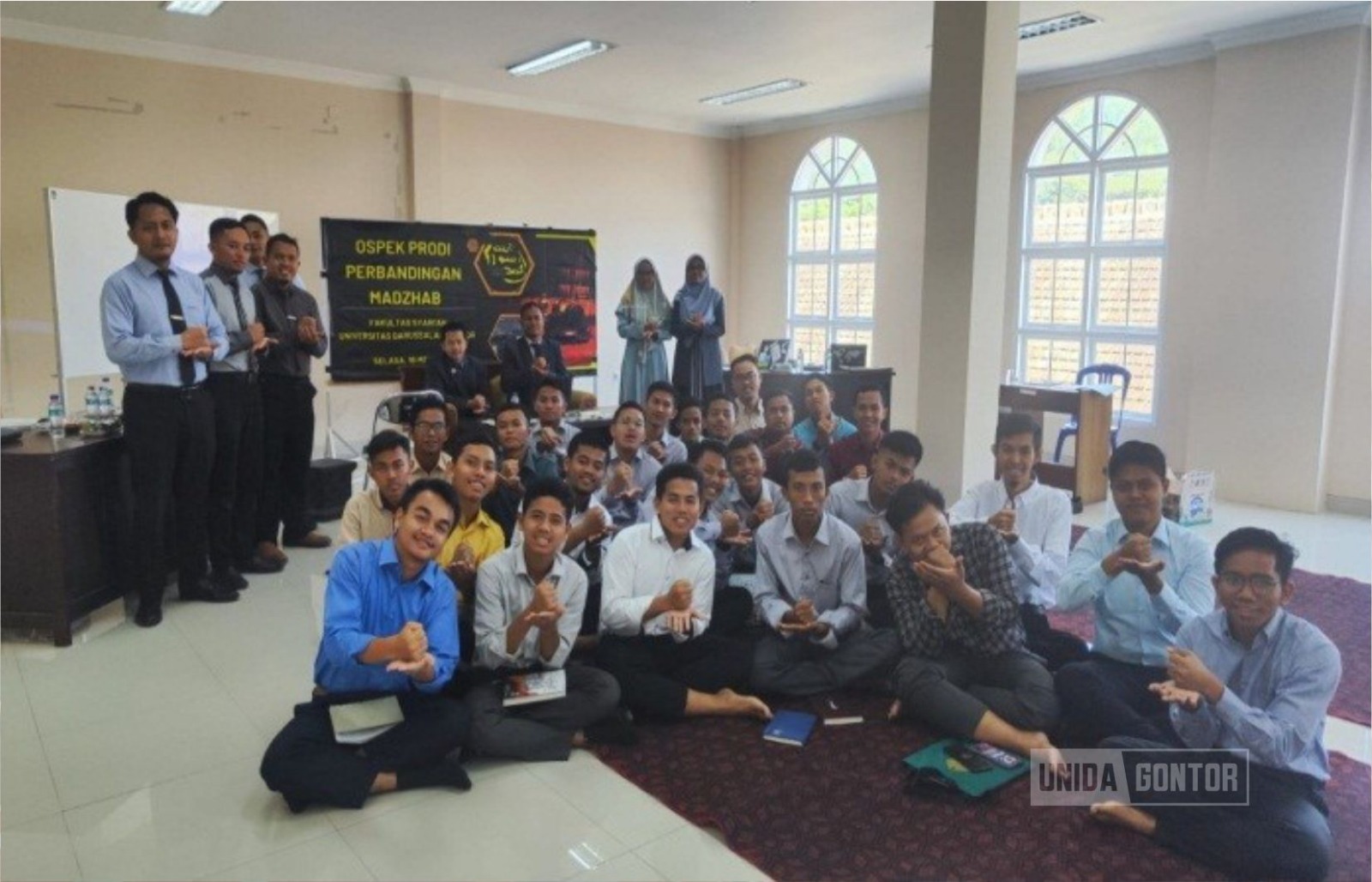 Sosialisasi Kurikulum OBE Prodi PMH UNIDA Gontor 2025–2030 kepada mahasiswa.