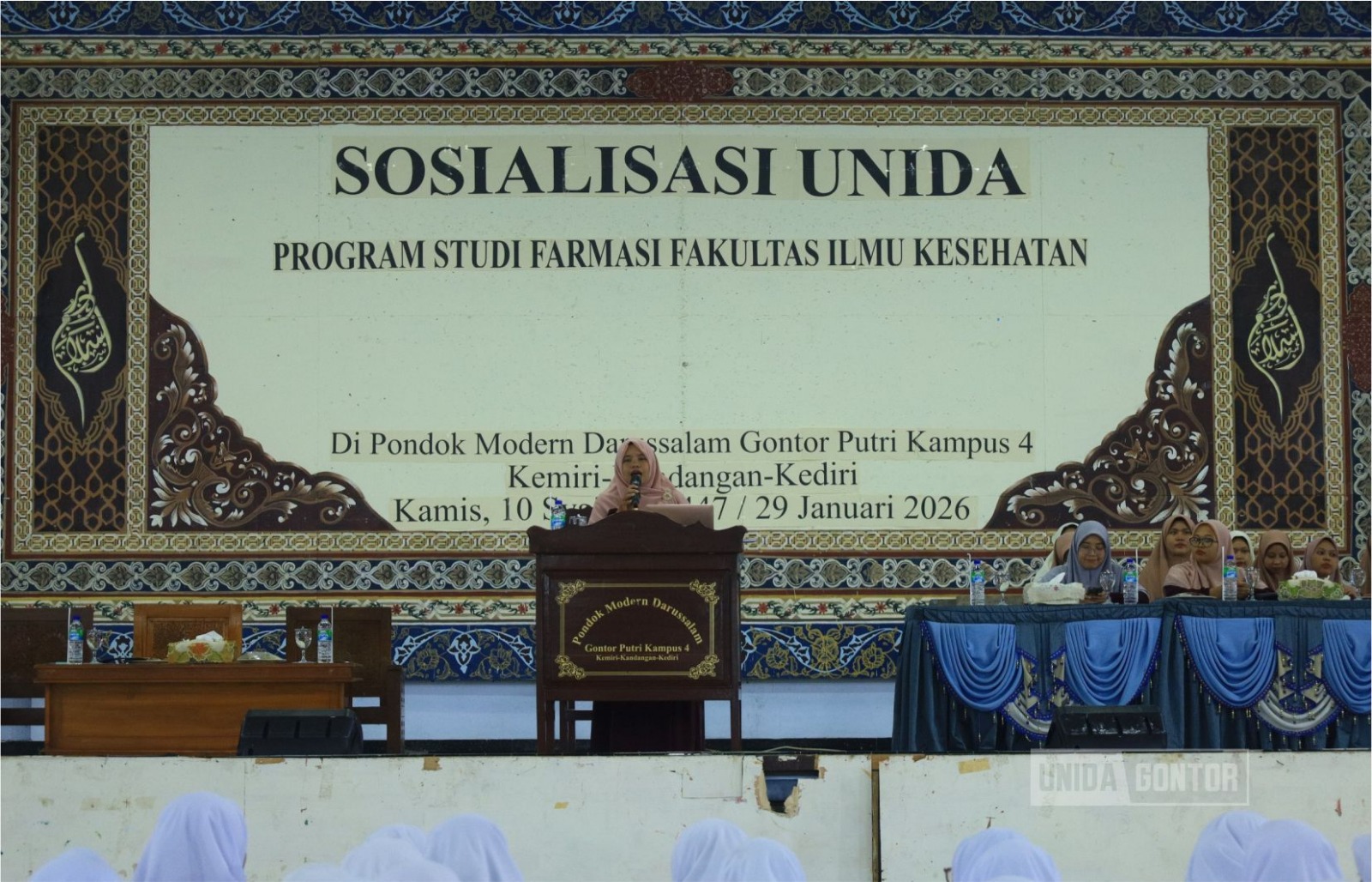 Sosialisasi Program Studi Farmasi kepada santriwati Gontor Putri Kampus 4