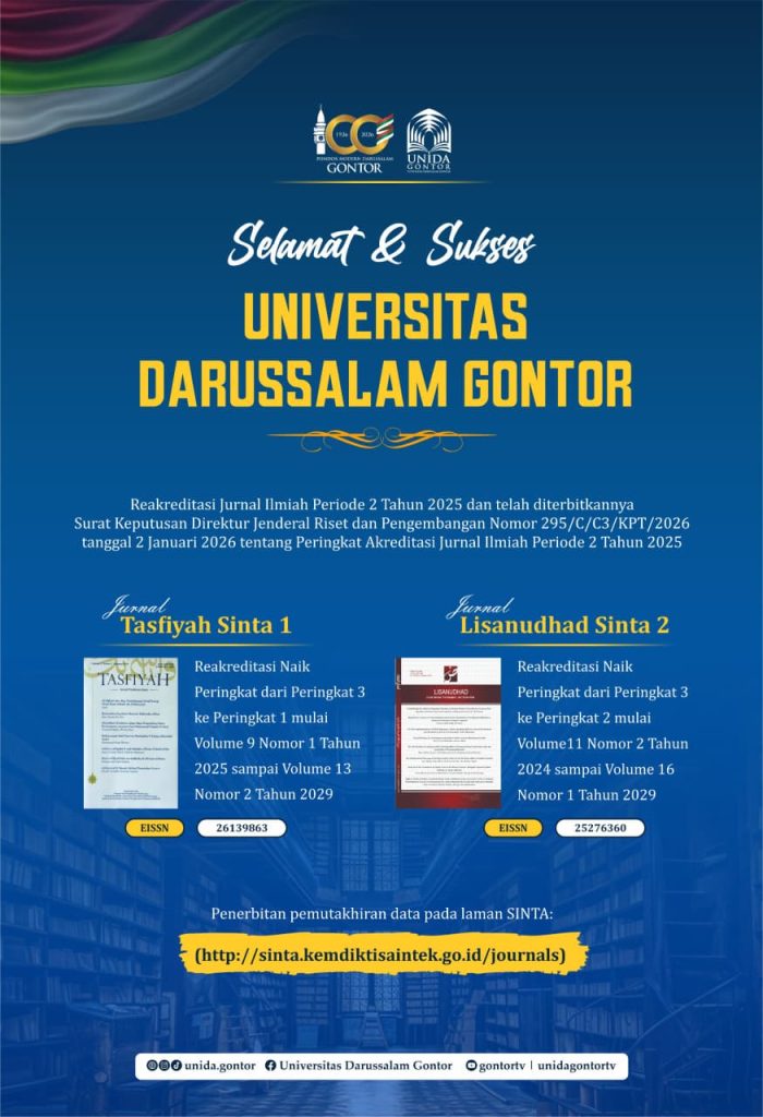 Dua Jurnal UNIDA Gontor Naik Peringkat SINTA pada Reakreditasi Periode II 2025