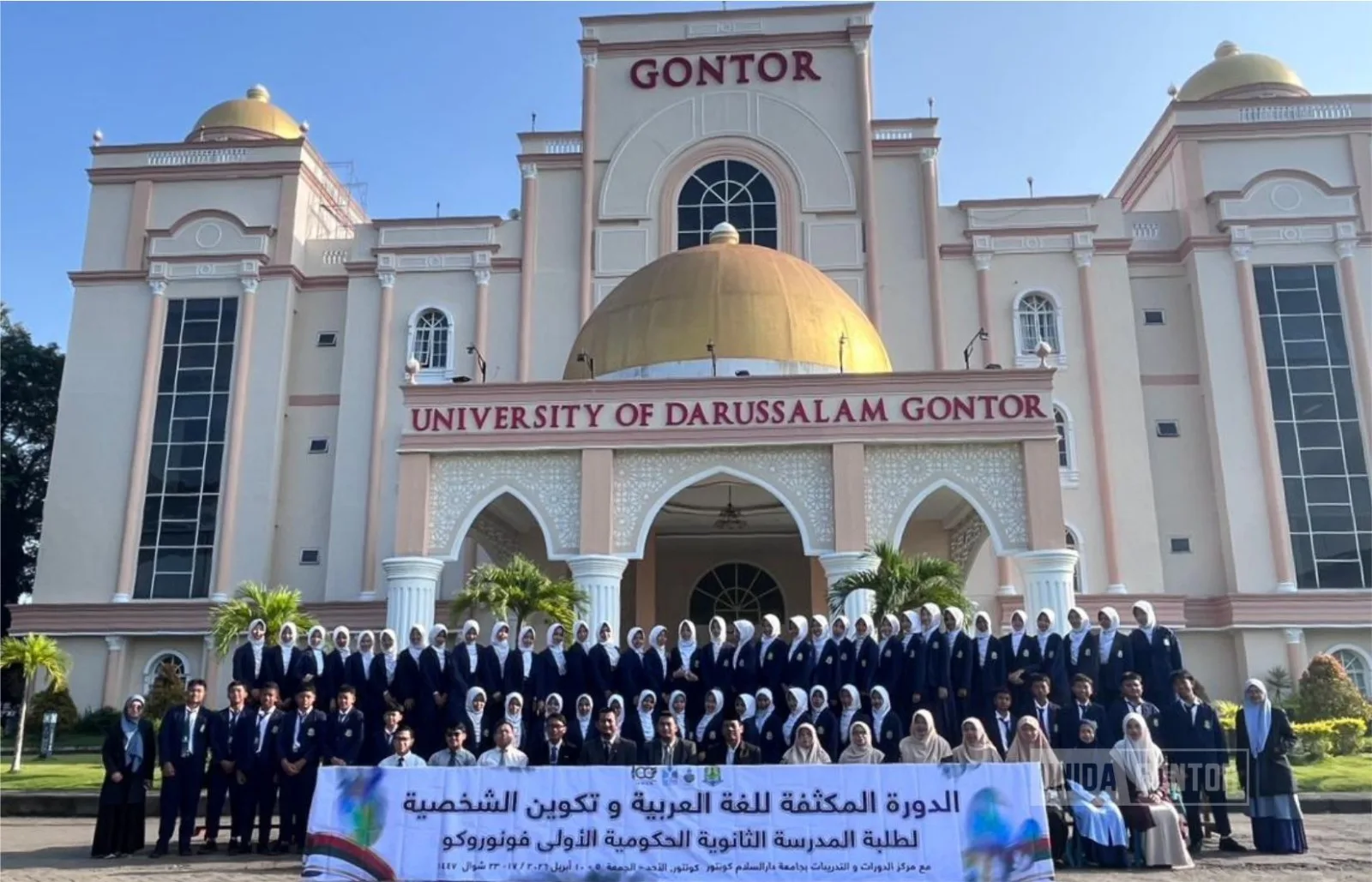 Kegiatan Arabic Camp siswa MTsN 1 Ponorogo di PUSDIKLAT UNIDA Gontor