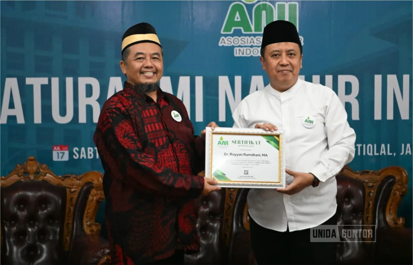 Delegasi UNIDA Gontor dalam forum nasional wakaf di Masjid Istiqlal Jakarta