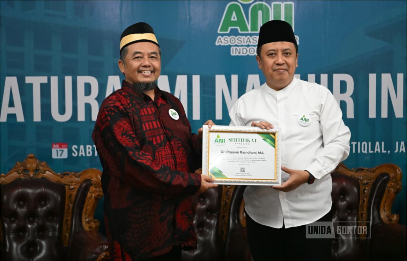 Delegasi UNIDA Gontor dalam forum nasional wakaf di Masjid Istiqlal Jakarta