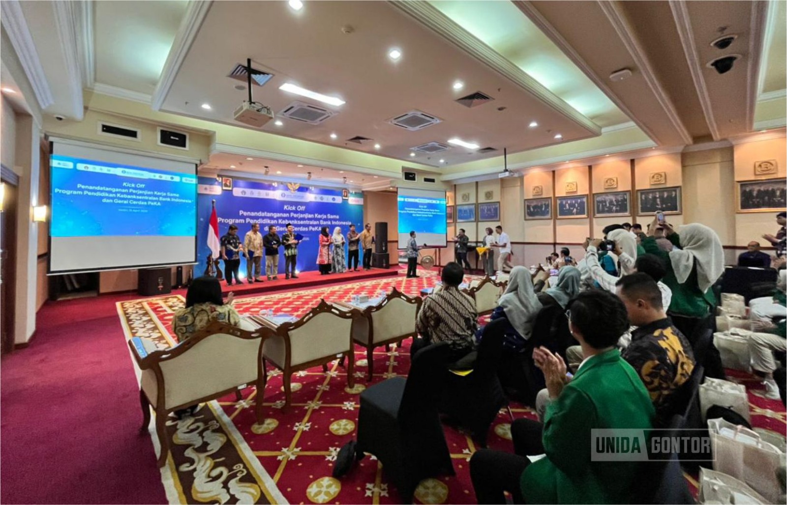 Penandatanganan kerja sama UNIDA Gontor dan Bank Indonesia Kediri